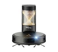 Robot aspirateur laveur - EZICLEAN CyberFlow MAX - GYROSMART connecté avec base de vidage - 10 000 Pa - 2 L - 80 min - Noir