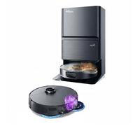 Robot aspirateur laveur - EZICLEAN - PureFlow X - Base de vidage - LIDAR - Aspire, lave et frotte