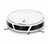 Robot Aspirateur Laveur ILIFE V20 LiDAR 5000Pa Navigation Laser Recharge Automatique WiFi Application Autonomie 150 min Blanc