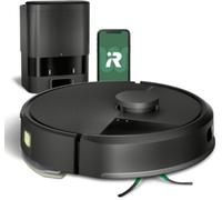 iRobot Roomba 105 Combo+AutoEmpty Dock - Robot Aspirateur Laveur 2en1 - Aspiration de 7KPa - Navigation LiDAR - Détection des Tapis - Zones de Nettoyage et d'Évitement - 4 Niveaux d'Aspiration - Noir