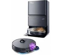 Robot aspirateur laveur LIDAR connecté avec base de vidage EZIclean® PureFlow X