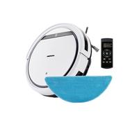Robot aspirateur laveur - MEDION MD18503 - 900 Pa - 120 min - Télécommande - Blanc/Noir