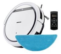 Robot aspirateur laveur - MEDION MD18503 - 900 Pa - 120 min - Télécommande - Blanc/Noir