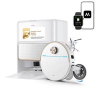 MOVA Robot aspirateur laveur V70 Ultra Complete — 40 000 Pa, 140 min, 300 ml, Blanc