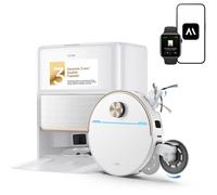 MOVA Robot aspirateur laveur V70 Ultra Complete — 40 000 Pa, 140 min, 300 ml, Blanc