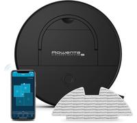 Robot aspirateur laveur noir 4-en-1 2700Pa