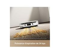 MOVA S70 Roller Lite Robot aspirateur laveur avec station, 24000Pa, lavage à 60°C, navigation Dual-Laser, sac à poussière 3.2L