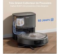 Robot Aspirateur Laveur silencieux | Sans fil poil d'animaux télécommande