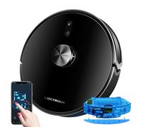 Robot Aspirateur Liectroux X6 - 6500Pa,Batterie 3200mAh,Evitement Intelligent Des Objets,Navigation Laser LiDAR, Cartographie,Controle APP