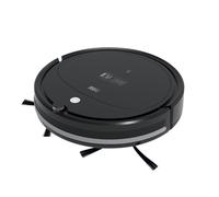 Robot Aspirateur - TEESA - SMART VAC 2 - 3 Modes de Nettoyage - Système de Nettoyage Automatique - Noir