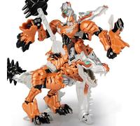 Robot Avion Rouge Transformable, Modèle De Voiture, Figurine D'Action, Jouet Pour Garçons, Cadeaux, 19cm