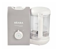 BEABA, Babycook Express, Robot Bébé 4 en 1 Mixeur-Cuiseur, Cuisson Express 15min, Mixage sur-mesure, Cuisson Vapeur Douce et Saine, Décongélation, Texture Homogène, Capacité 1 250 ml, Gris Velours