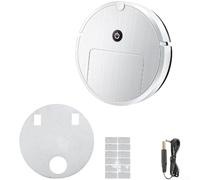 Robot balai intelligent rechargeable par USB avec couverture autonome du sol de 4,2 cm de hauteur et batterie de 40 minutes pour un nettoyage quotidien constant des sols durs (C)