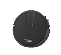 Robot balayeur Domestique Intelligent Petit Appareil ménager Ultra-Silencieux Personne paresseuse Chargement USB Robot Trois en Un(Black)