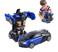 Robot Car Jouet pour - Véhicule changeant de forme avec lumière et son | Jouets de déformation Figurines d'action, Jouet auto d'action amusant 2 en 1 pour , jouet Stem edu