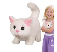Robot Cat, Electronic Cat Toy, Interactive Kitten, Plush & Realistic Design, Sound and Movement Features, Safe for Kids, Perfect for Boys & Girls, 7.48x4.33x6.69 inches