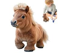 Robot Cheval - Chevaux En Peluche Interactifs, Animal De Compagnie Intelligent, Copain De Simulation Électronique, Jouet Robotique Expressif, Partenaire Électrique Doux | Jeu De Chambre À Coucher