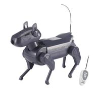 Robot chien avec télécommande : jouet électrique pour animaux de compagnie qui marche et danse, partenaire robotique interactif, dispositif de mouvement programmable, dispositif de divertissement