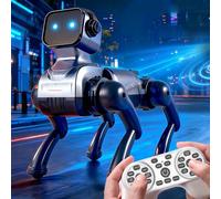 Robot Chien Intelligent Télécommandé 2,4 GHz avec Commande Vocale USB-C 40 Min YONIS
