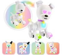 Dog-E Lansay Robot Chien Interactif pour Enfants dès 6 Ans - Personnalisable Via Application - Réactions Sonores et Visuelles comme Un Vrai Chien - Jouet Éducatif et Amusant