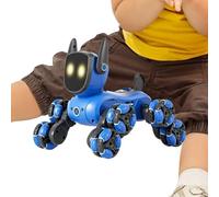 Robot chien - Jouet pour chien | Cadeaux de marche intelligente | Chiot robot - Éducational Electric Creative Dance Robot 8, jeu à distance interactif, jouet de danse de marche