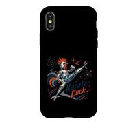 Robot Coq Vintage karaté rétro Atomique Kick Fighter Coque pour iPhone X/XS