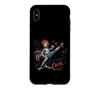 Robot Coq Vintage karaté rétro Atomique Kick Fighter Coque pour iPhone XS Max