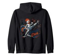 Robot Coq Vintage karaté rétro Atomique Kick Fighter Sweat à Capuche