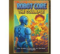 Robot Core: The Collapse: 40 Post-Apocalyptic Robot Scenes to Color - Ruins, War Machines & Tech Debris