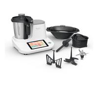 Moulinex Click & Cook Robot cuiseur avec balance cuisine intégrée, Puissance 1400 W, Capacité 3,6 L, 32 fonctions, 10 programmes automatiques, Ecran numérique tactile, Utilisation facile HF506110