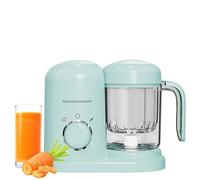 Robot Cuiseur Bébé Multifonction, Cuisson Vapeur et Mixage Automatique, Facile à nettoyer, Mixeur avec Affichage LED Pour Enfants dès 4 Mois, Design Tout-en-Un et Compact (Vert)