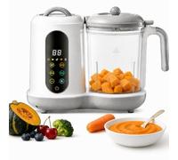 Robot Cuiseur Mixeur Bebe avec Panier Vapeur,Robot Multifonction pour Bebe | Cuisson Vapeur, Mixage Intégré, Pour Bébé, Multifonction, Alimentation Bébé
