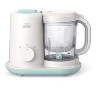 Robot cuiseur-mixeur pour bébé Philips Avent Essential SCF862 Blanc et Menthe Blanc G