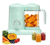 Robot Cuiseur Mixeur pour Bébés, Mixeur bébé Multifonctions avec Panier Vapeur Lame en acier Inoxydable 304 pour la Préparation de Purées Maison et de Fruits pour Bébé, Sans BPA