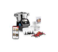 Moulinex I-Companion Touch Pro HF93D8 1550 W 4,5 L Noir, Acier inoxydable