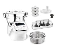 Robot cuiseur MOULINEX i-Companion XL - Bol acier 3.5 L - 12 programmes - 6 accessoires - Découpe légume