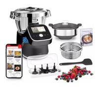 Robot cuiseur multifonction avec balance intégrée et écran tactile + 300 recettes Moulinex HF93F810 noir G