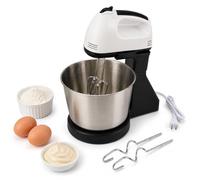 Robot cuisine électrique, bol 2L, 7 vitesses, moteur noyau cuivre 100W | Mixeur à main multifonctions, mélange, fouette et pétrit, 5 accessoires acier, pour cuisines domestiques professionnelles