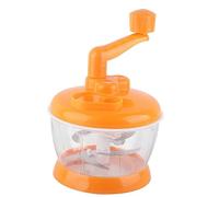 Robot Cuisine Manuel, Moulin à Légumes PP Acier Inoxydable Manueller Lebensmittelzerkleinerer Compact Portable pour Cuisine Restaurant 6 Lames Miniprocesseurs et