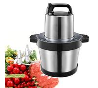 Robot culinaire, 5L Cuisine Viande Mixeur Mini Hachoir à Légumes Hachoir Alimentaire avec Bol en Acier Inoxydable - Hachoir pour Viande, Légumes, Fruits, Noix