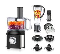 Robot Culinaire avec Mélangeur 10 en 1, 550 W
