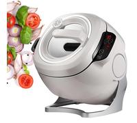 Robot Culinaire Commercial Et Cuiseur Automatique 2000 W, Multicuiseur En Acier Inoxydable 6 L Avec Rotation à 360°, Chauffage 3d, 3 Modes De Vitesse Pour Sautés, Soupe Et Riz