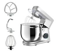 Robot culinaire de 11 litres, robot culinaire avec agitateur, crochet de pâte, batteur d’oeufs, mélangeur de pâte avec tête inclinable de 1700W, Machine de cuisine multifonction ajuster