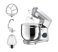 Robot culinaire de 11 litres, robot culinaire avec agitateur, crochet de pâte, batteur d’oeufs, mélangeur de pâte avec tête inclinable de 1700W, Machine de cuisine multifonction ajuster