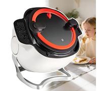 Robot Culinaire Domestique - Capacité De 6 L, Puissance De 1 000 W, Rotation À 360°, 3 Niveaux De Puissance, Sauté Autonome sans Surveillance Ni Corps De Casserole