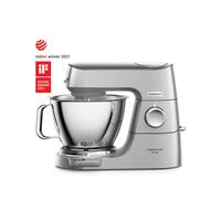 KENWOOD KVC85.124.SI - Robot pâtissier Titanium Chef Baker - 2 bols en inox 3,5L et 5L - Balance intégrée 6kg - Blender 1,8L - 1200W