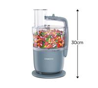 Robot multifonction KENWOOD FDP22.000GY - 1 vitesse + Pulse - 650W - Bol 1,3L + accessoires