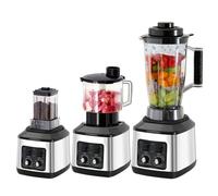 Robot culinaire multifonction 9 500 W, 3 en 1, broyage/hachage/extraction de jus, 3 L + 1,5 L + 0,5 L