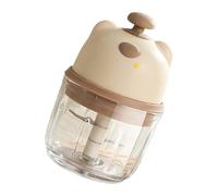 Robot culinaire portable 350 ml 3 récipients rechargeables en verre antirouille pour assaisonnements ail robinet moulin électrique