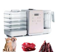 Robot Culinaire pour Animaux 7-en-1 & Fabricant De Friandises - Machine Intelligente DIY avec Plus De 100 Recettes, Séchage À L’air, Cuisson À La Vapeur, Mixage & Refroidissement, pour Chiens, Chats